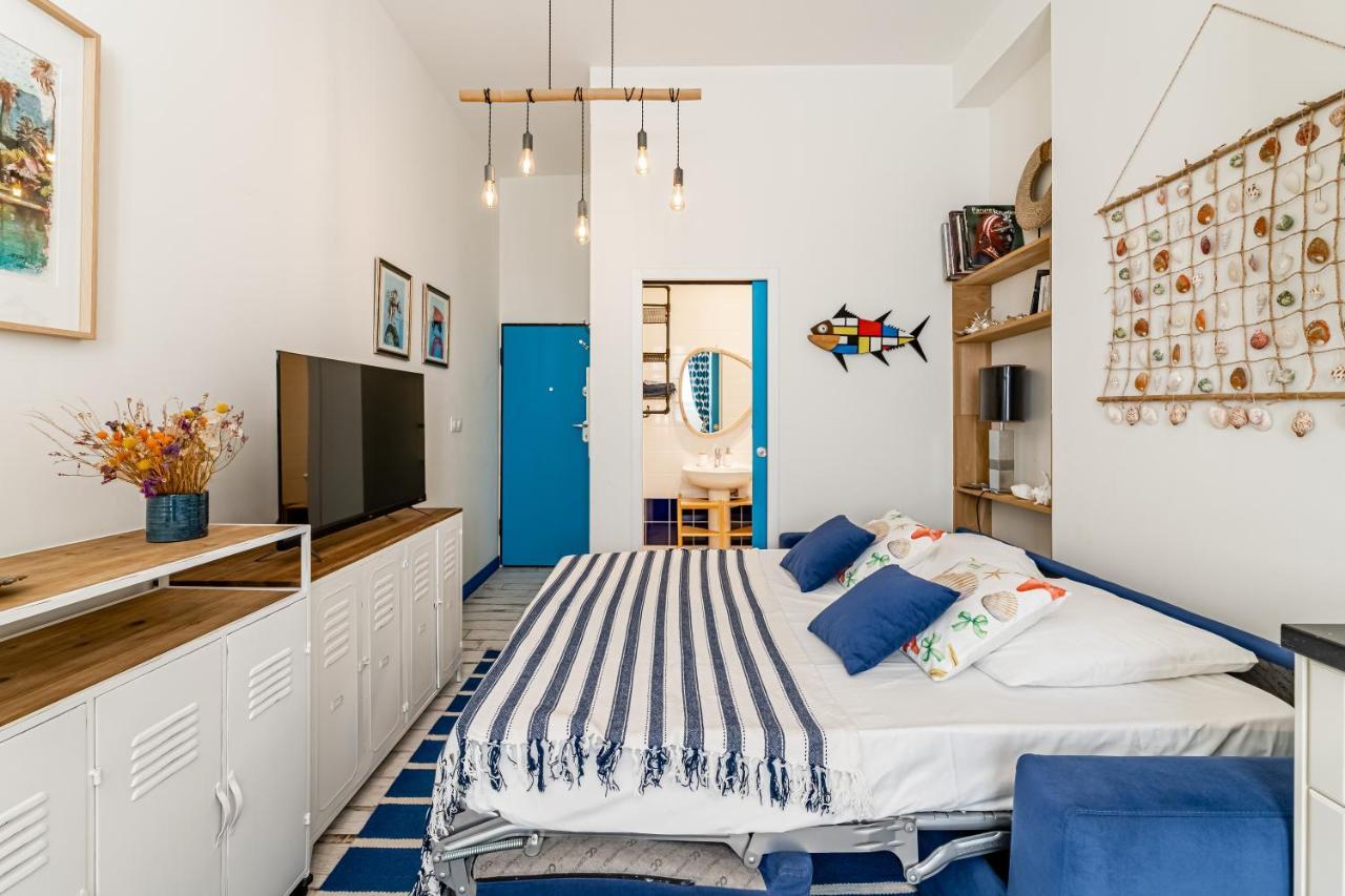 Studio Shell 26M2, 120M Vieux-Port, Clim, Wifi, Acces Autonome Avec Code Марсель Экстерьер фото